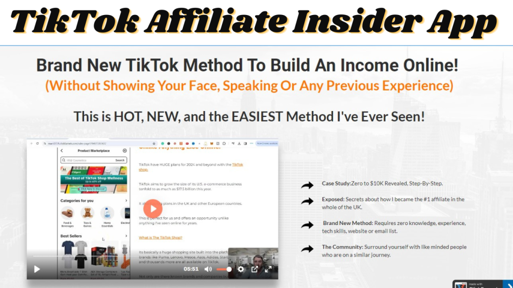 TikTok Affiliate Marketing